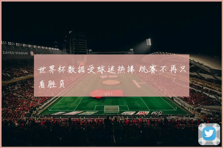 世界杯数据受球迷热捧 观赛不再只看胜负