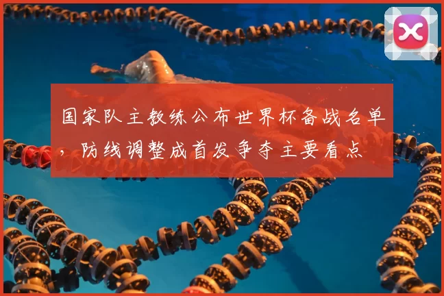 国家队主教练公布世界杯备战名单，防线调整成首发争夺主要看点